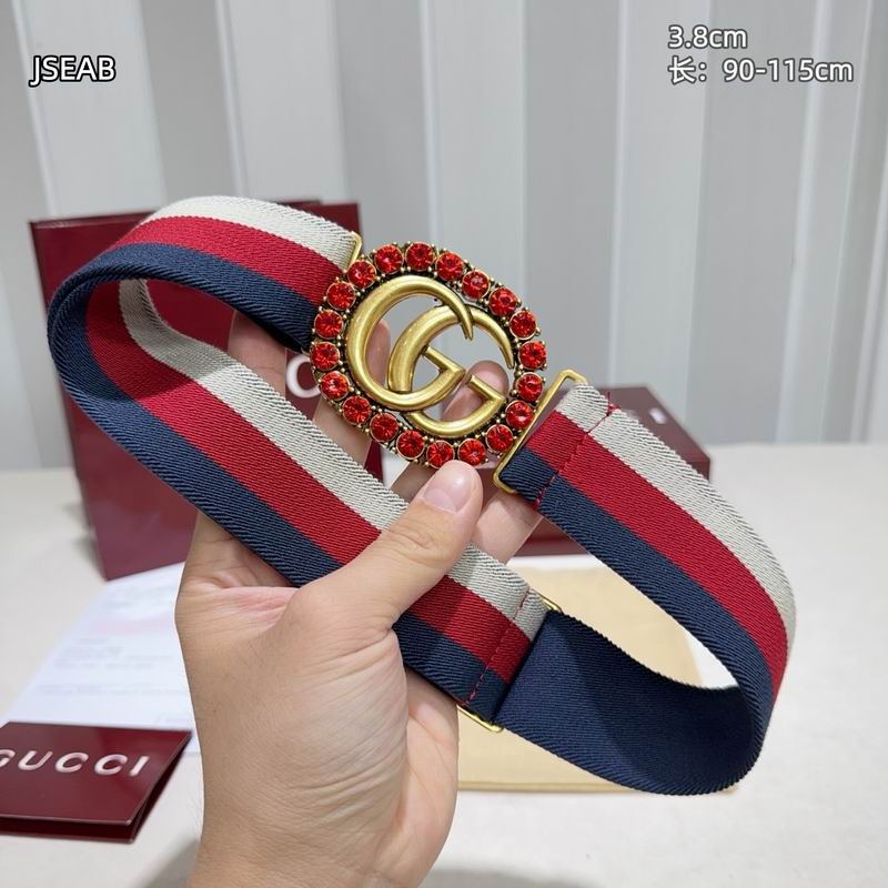 Gucci belt 松紧带38mmX90-115cm 8L (28)