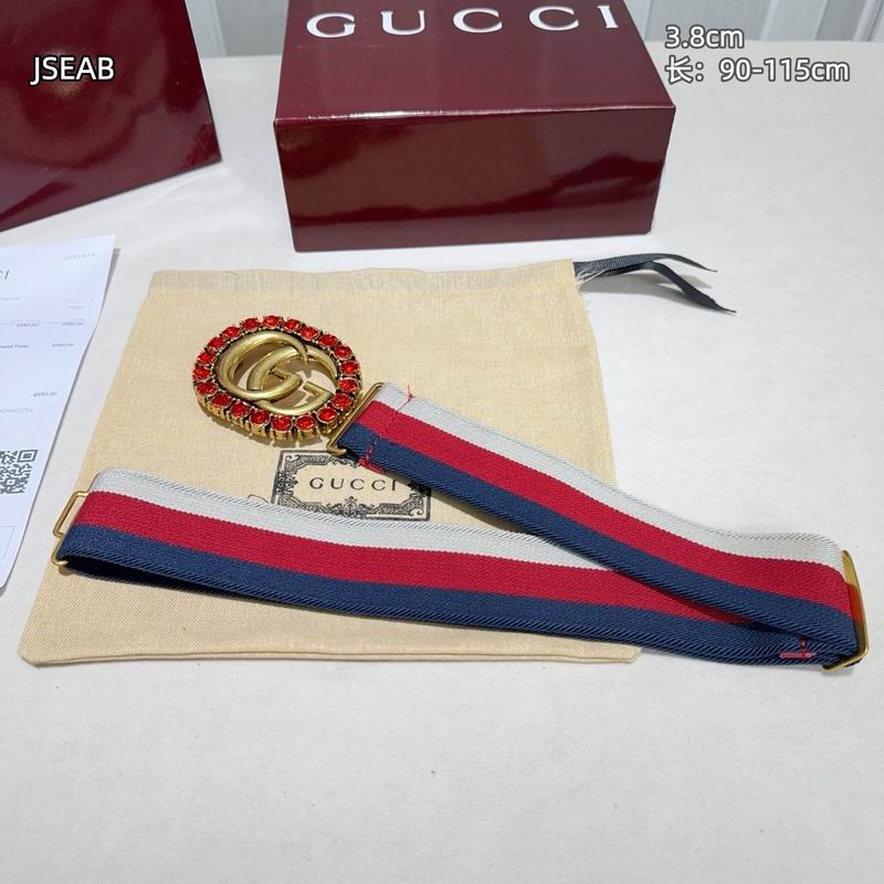 Gucci belt 松紧带38mmX90-115cm 8L (29)