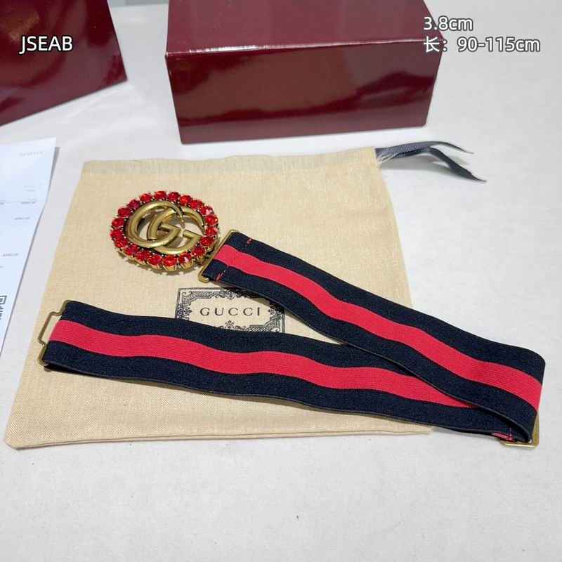 Gucci belt 松紧带38mmX90-115cm 8L (37)