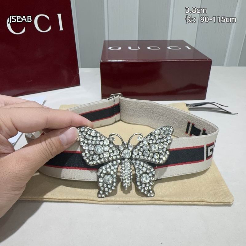 Gucci belt 松紧带38mmX90-115cm 8L (39)