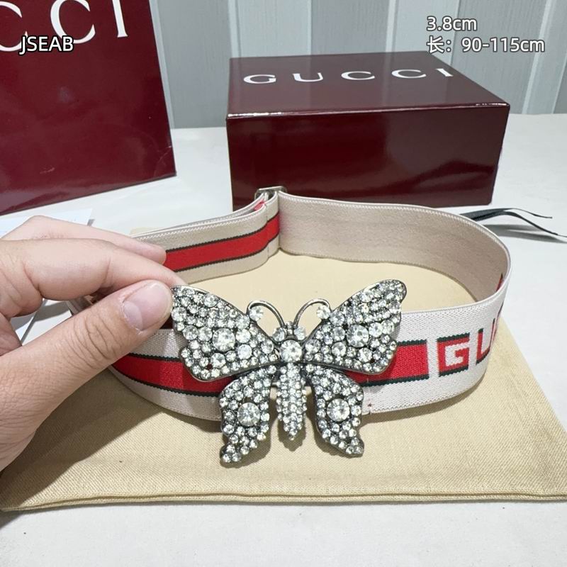 Gucci belt 松紧带38mmX90-115cm 8L (42)