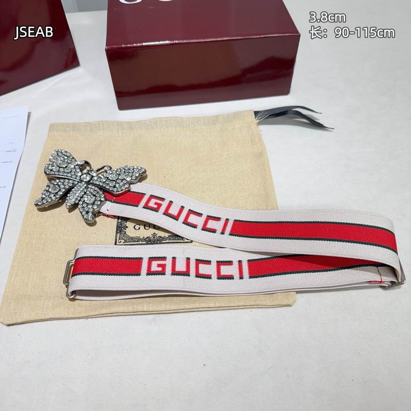 Gucci belt 松紧带38mmX90-115cm 8L (44)