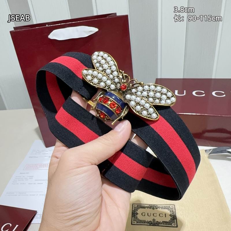 Gucci belt 松紧带38mmX90-115cm 8L (50)