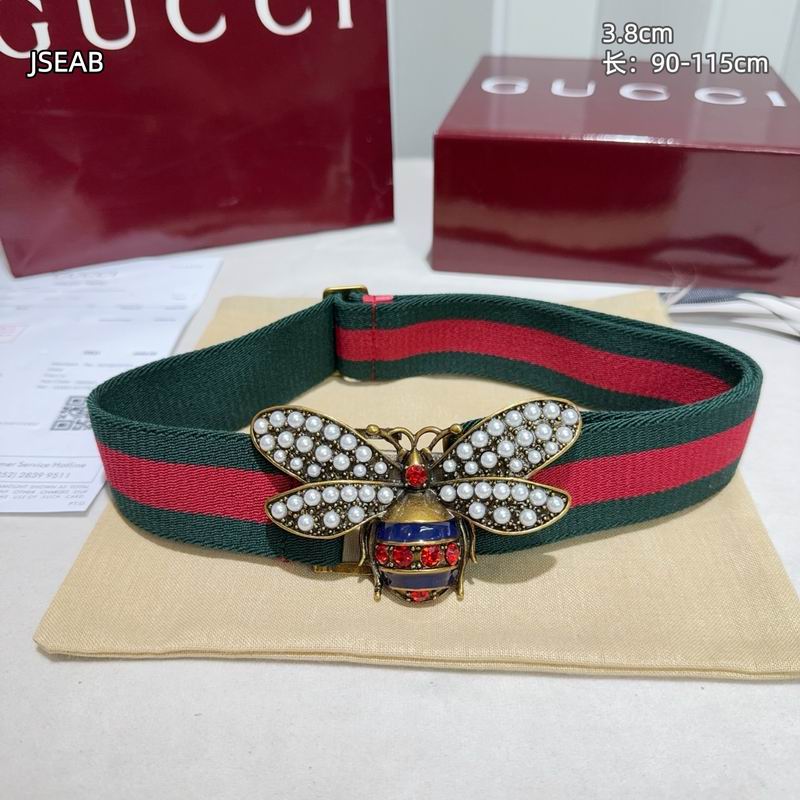 Gucci belt 松紧带38mmX90-115cm 8L (53)