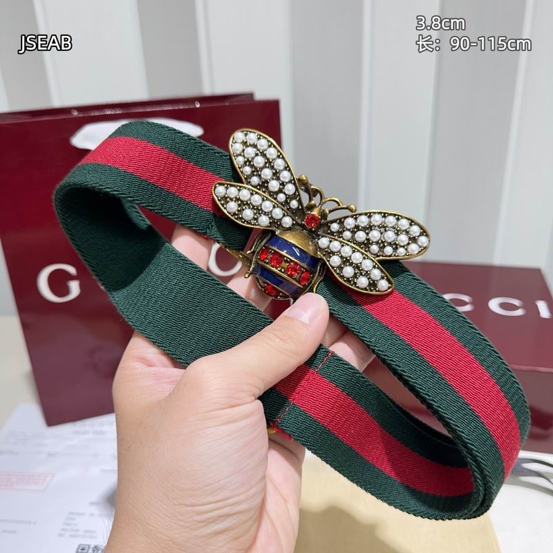 Gucci belt 松紧带38mmX90-115cm 8L (54)