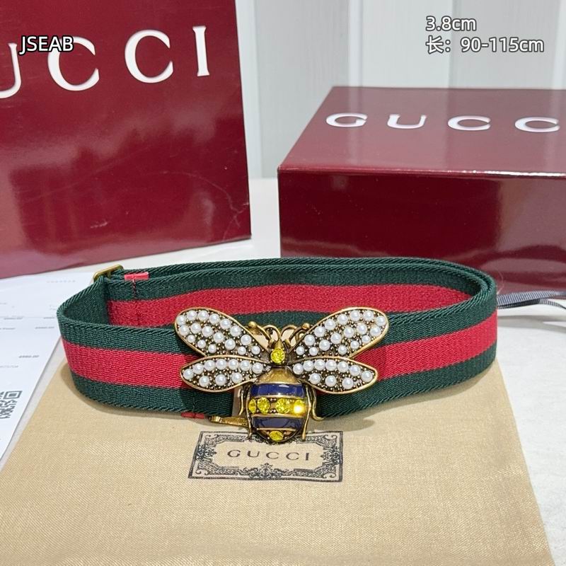 Gucci belt 松紧带38mmX90-115cm 8L (56)