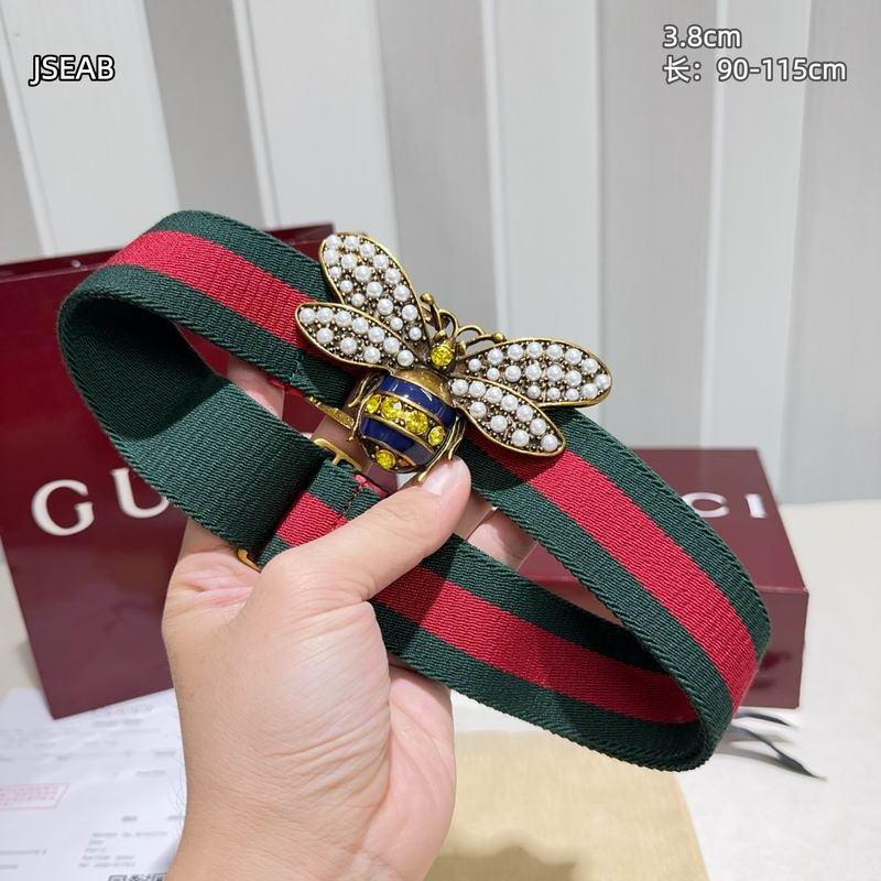 Gucci belt 松紧带38mmX90-115cm 8L (57)