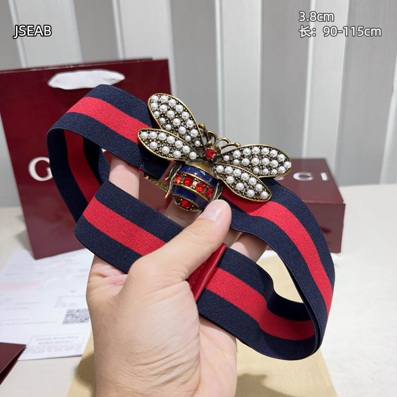 Gucci belt 松紧带38mmX90-115cm 8L (64)