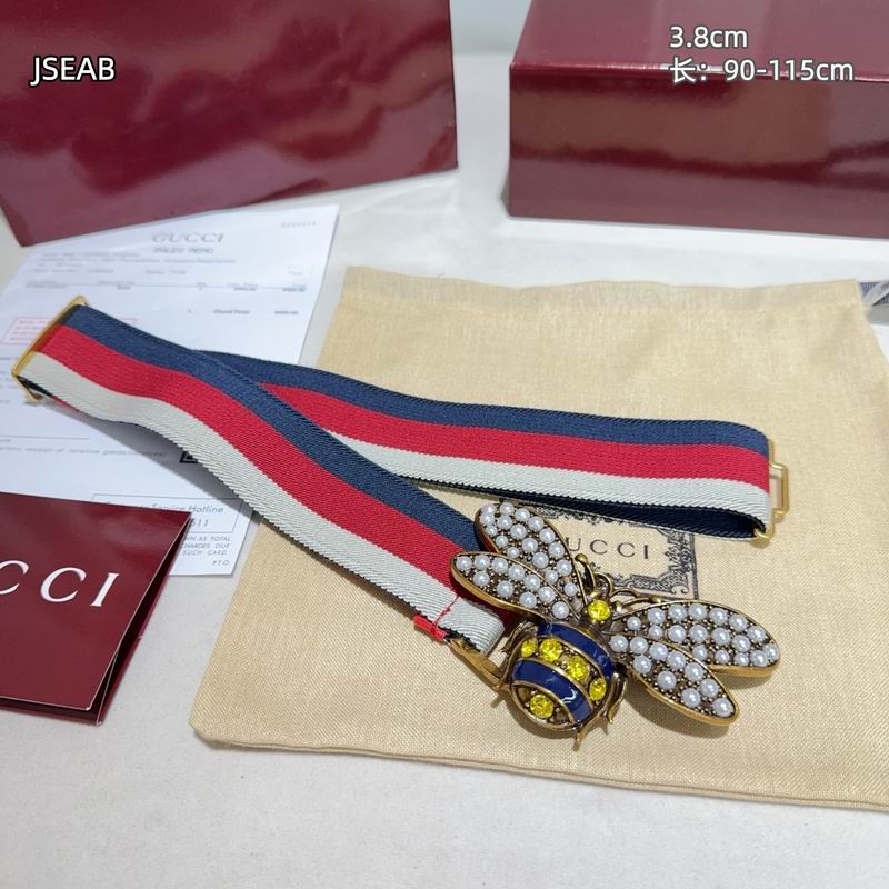 Gucci belt 松紧带38mmX90-115cm 8L (69)