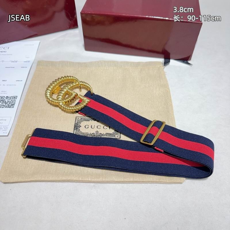 Gucci belt 松紧带38mmX90-115cm 8L (7)