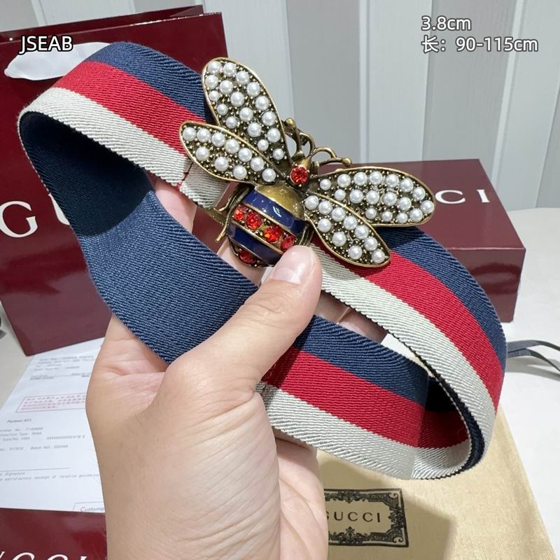 Gucci belt 松紧带38mmX90-115cm 8L (71)