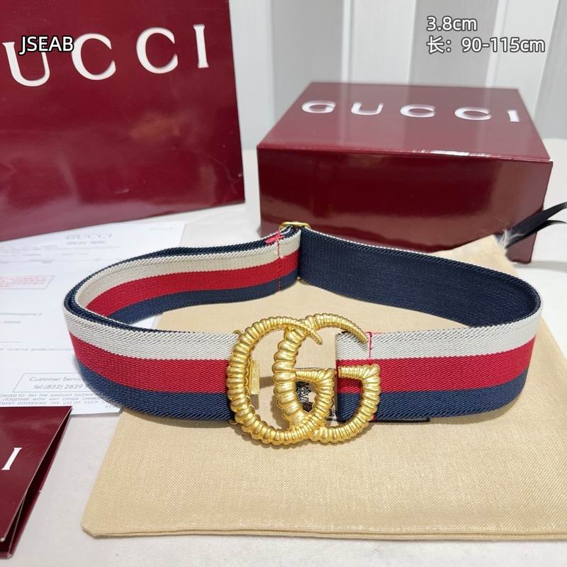 Gucci belt 松紧带38mmX90-115cm 8L (9)