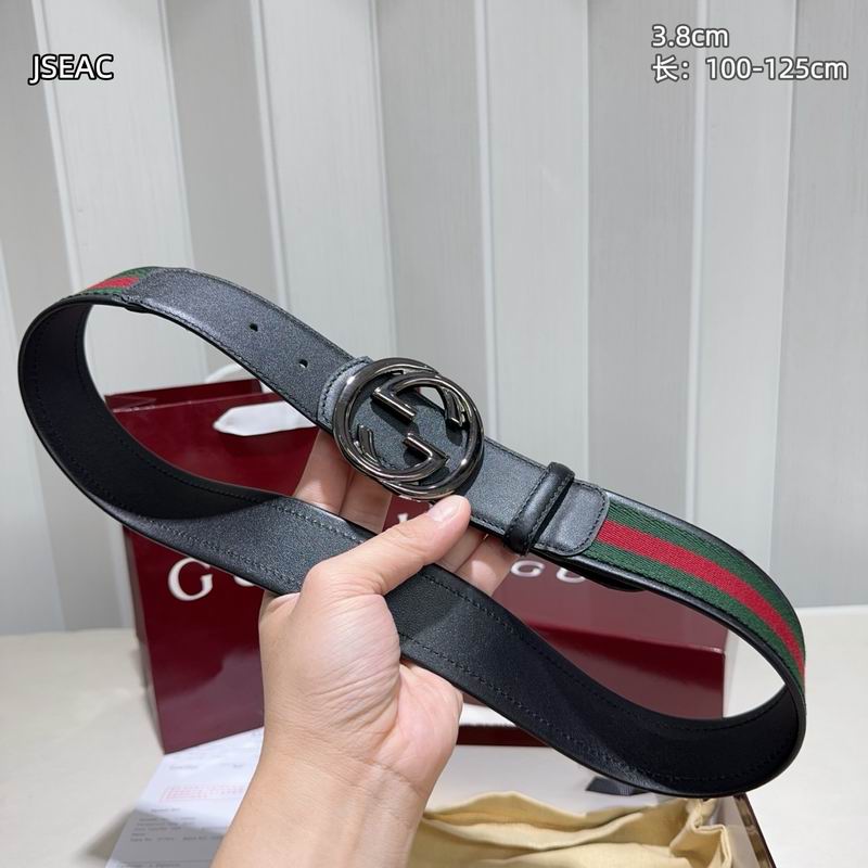 Gucci belt 38mmX100-125cm 8L (10)