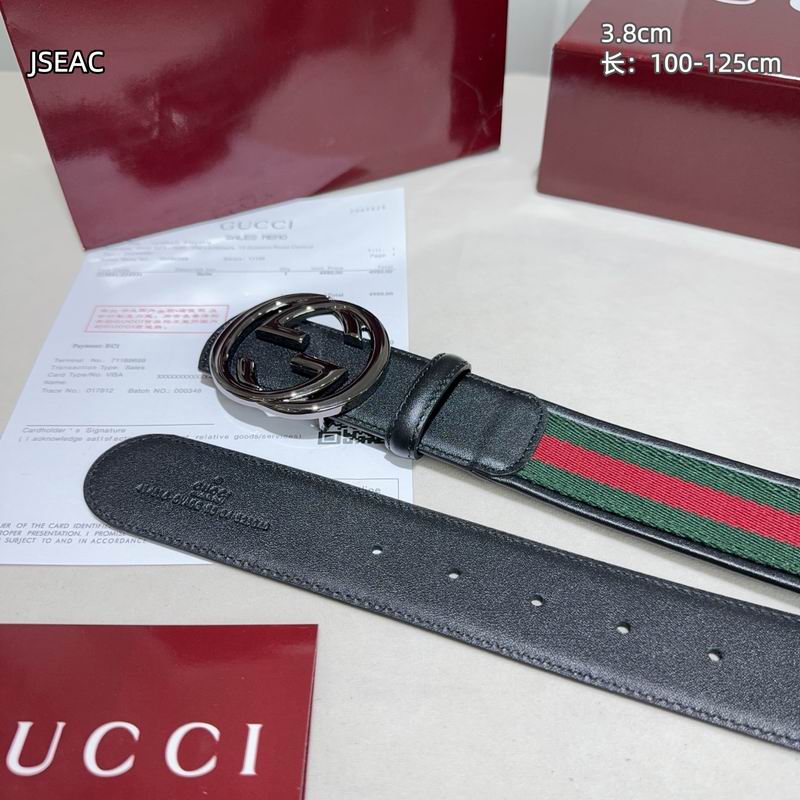 Gucci belt 38mmX100-125cm 8L (12)