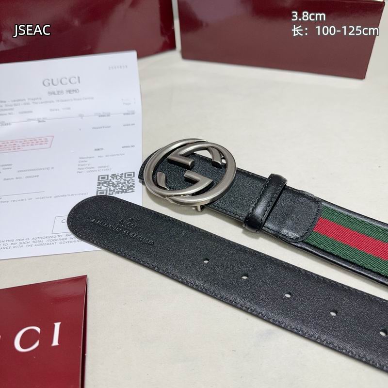 Gucci belt 38mmX100-125cm 8L (16)