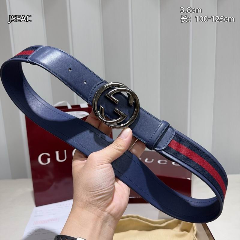 Gucci belt 38mmX100-125cm 8L (34)