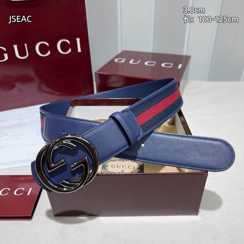 Gucci belt 38mmX100-125cm 8L (35)