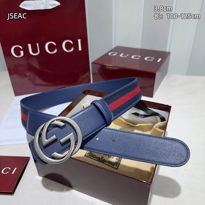 Gucci belt 38mmX100-125cm 8L (39)