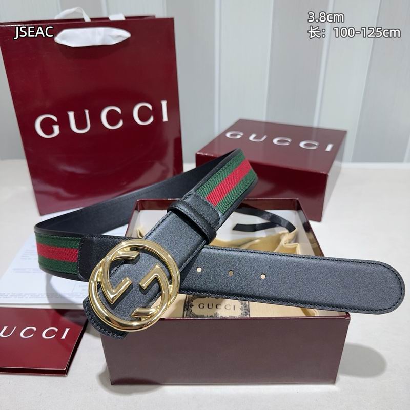 Gucci belt 38mmX100-125cm 8L (7)
