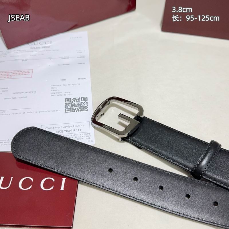 Gucci belt 38mmX95-125cm 8L (10)