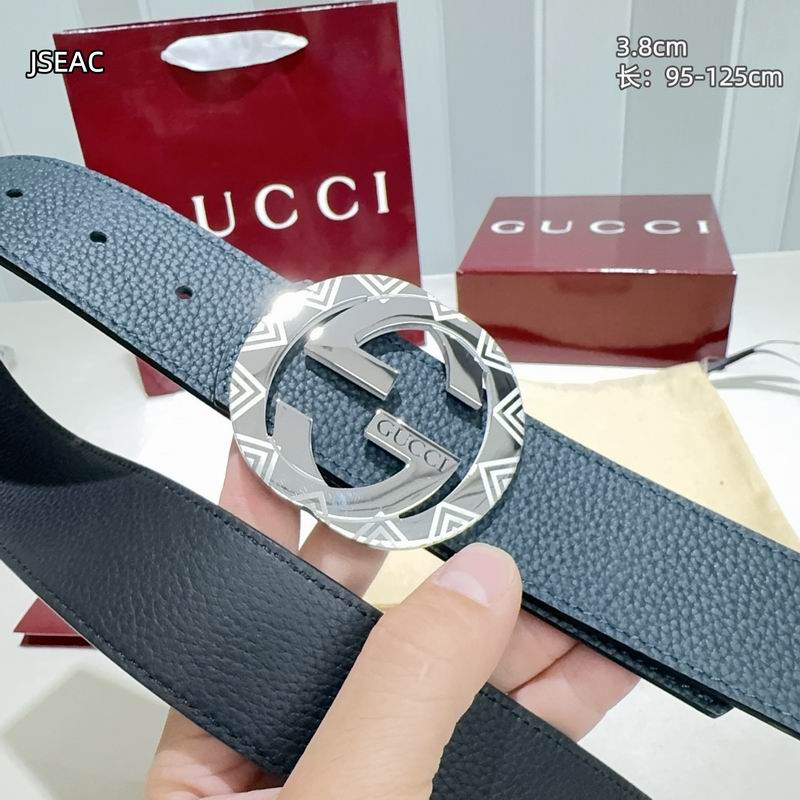 Gucci belt 38mmX95-125cm 8L (10)