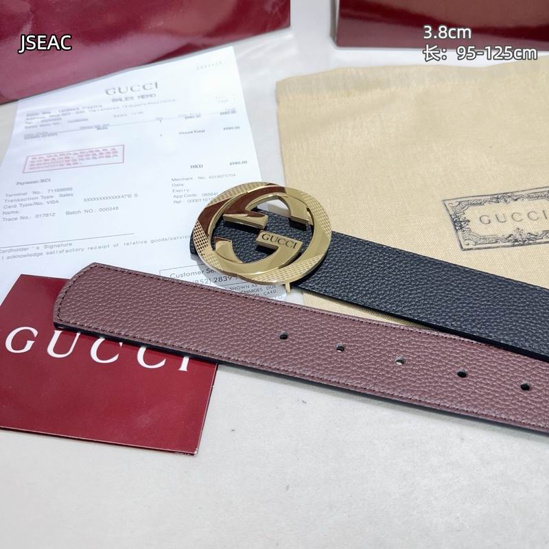 Gucci belt 38mmX95-125cm 8L (21)