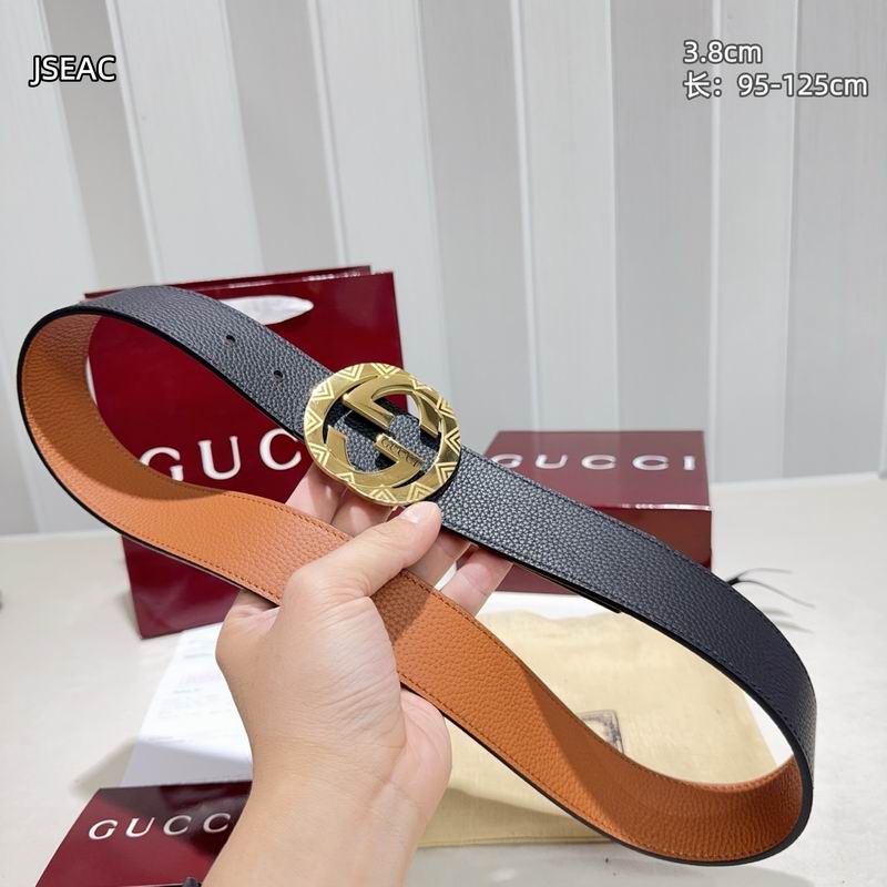 Gucci belt 38mmX95-125cm 8L (6)