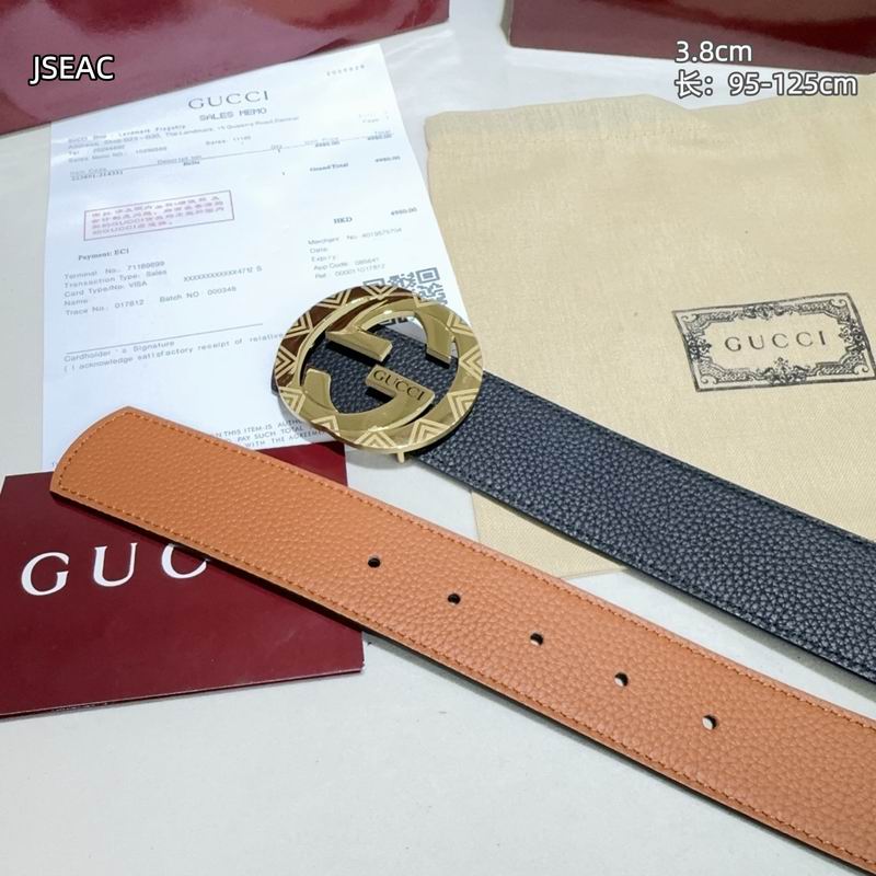 Gucci belt 38mmX95-125cm 8L (7)