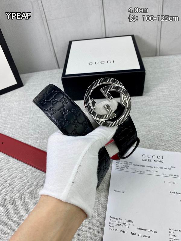 Gucci belt 40mmX100-125cm 8L (15)