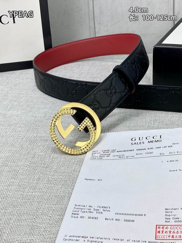 Gucci belt 40mmX100-125cm 8L (18)