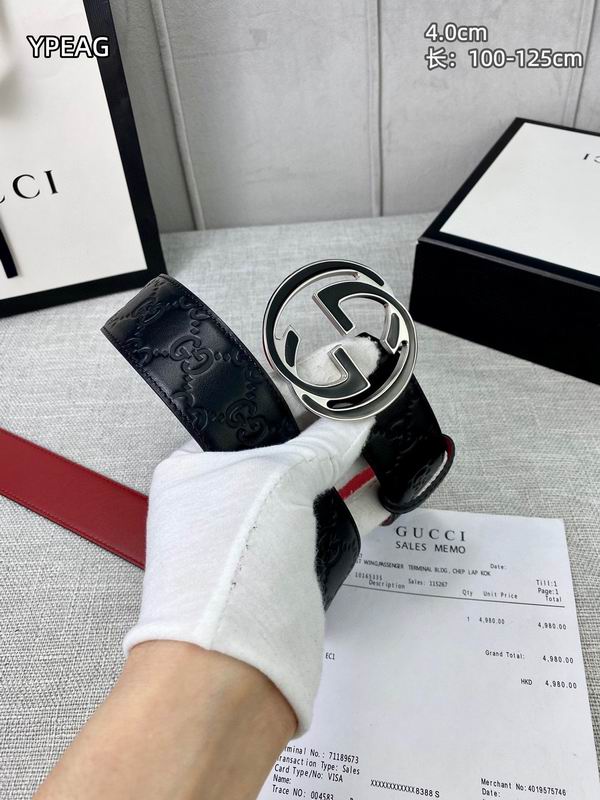 Gucci belt 40mmX100-125cm 8L (2)