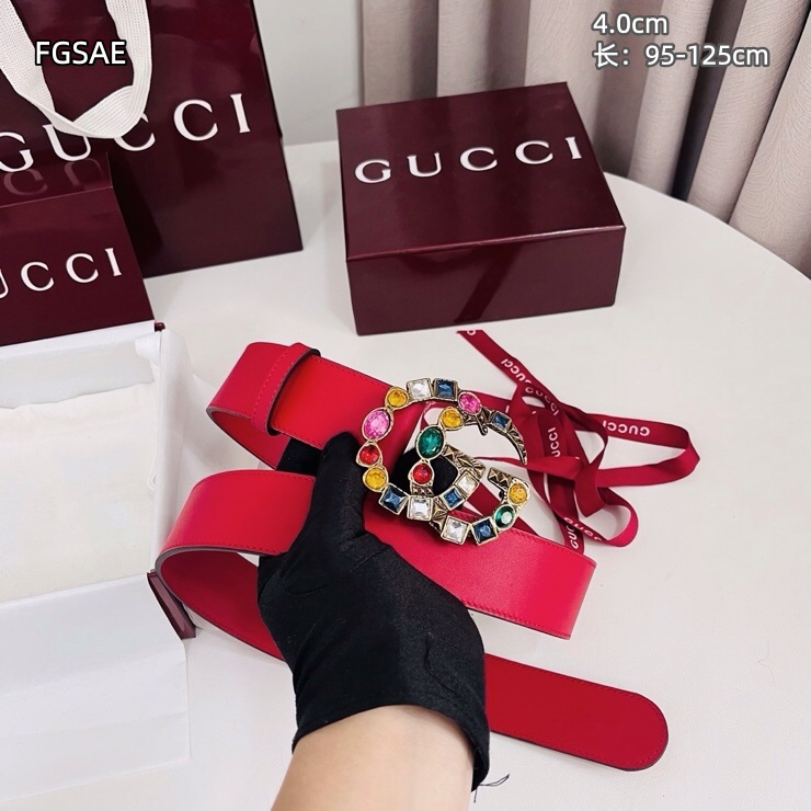 Gucci belt 40mmX95-125cm 8L (10)