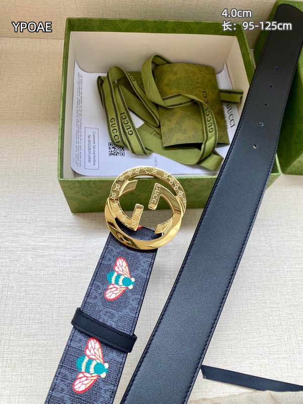 Gucci belt 40mmX95-125cm 8L (104)