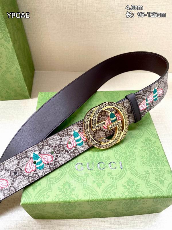 Gucci belt 40mmX95-125cm 8L (119)