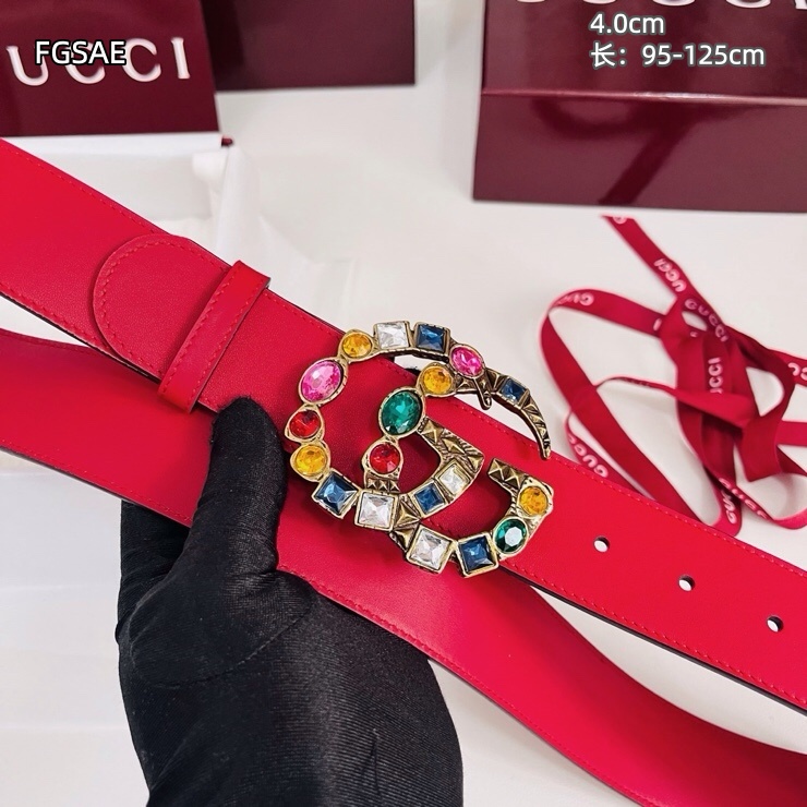 Gucci belt 40mmX95-125cm 8L (12)