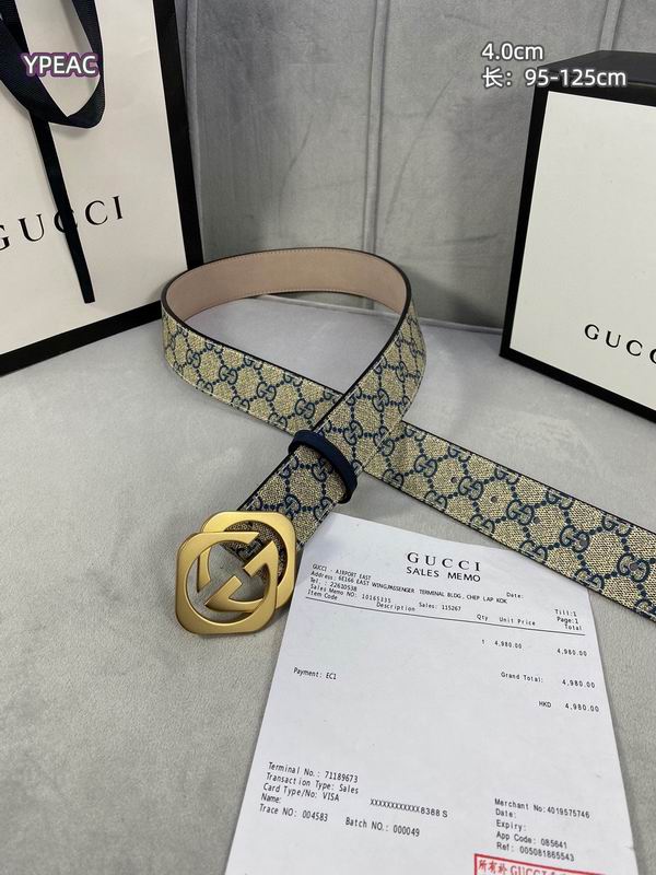 Gucci belt 40mmX95-125cm 8L (28)