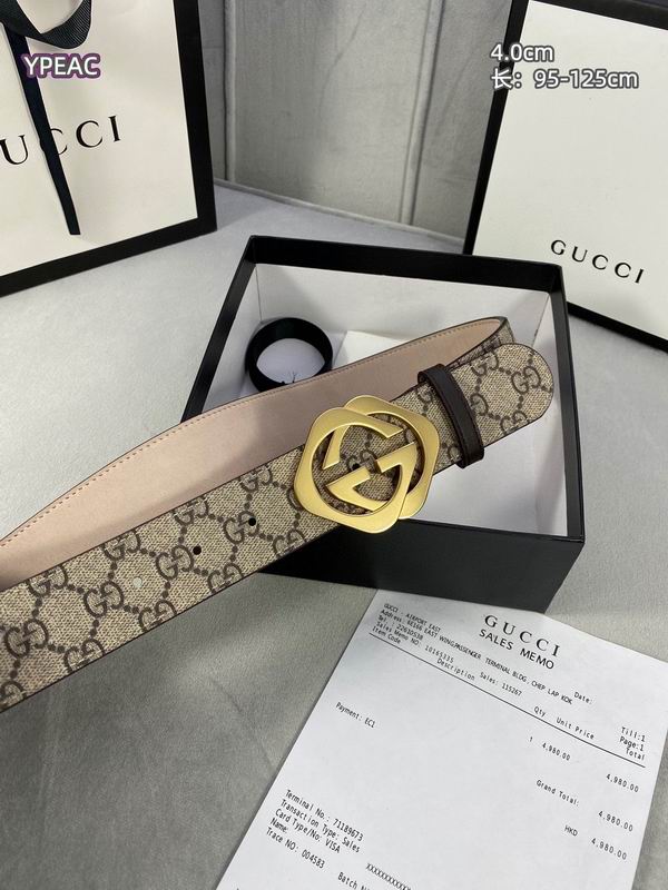 Gucci belt 40mmX95-125cm 8L (38)