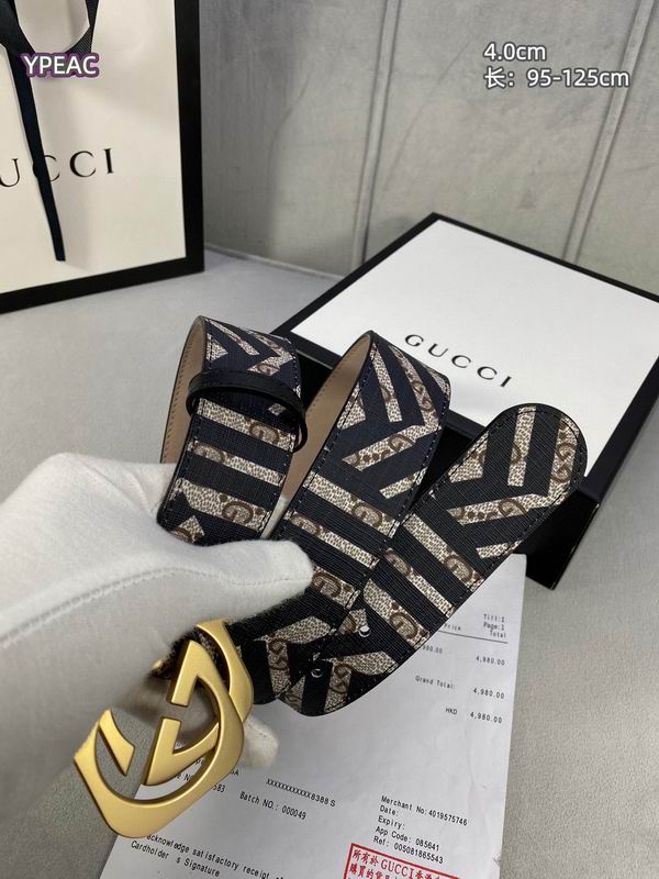 Gucci belt 40mmX95-125cm 8L (4)