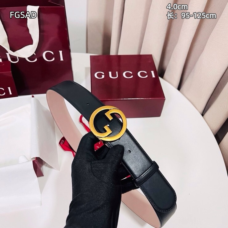 Gucci belt 40mmX95-125cm 8L (4)