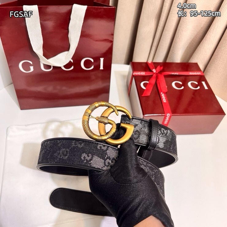 Gucci belt 40mmX95-125cm 8L (42)