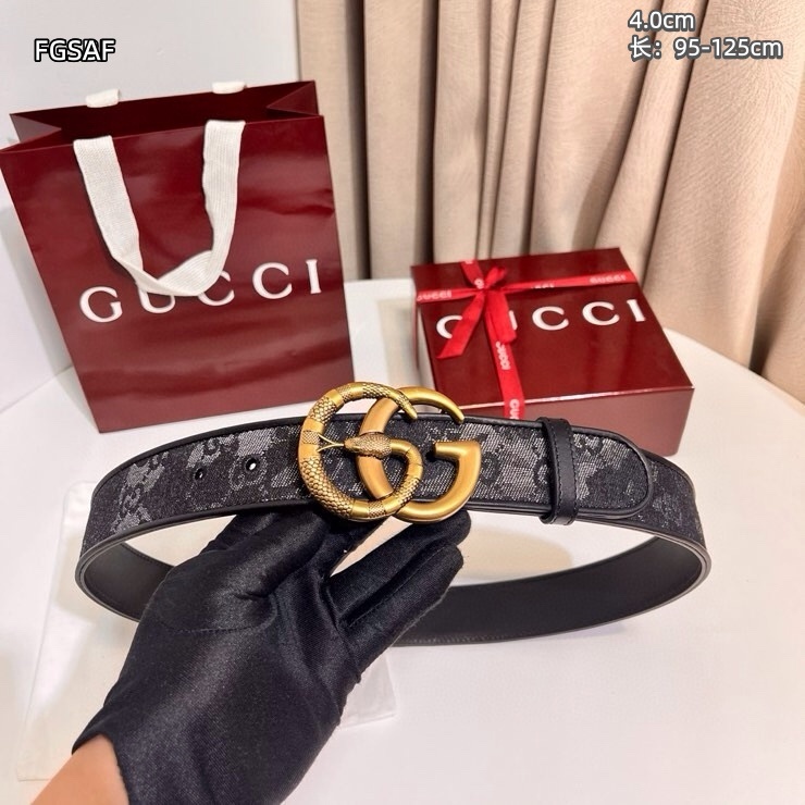 Gucci belt 40mmX95-125cm 8L (43)