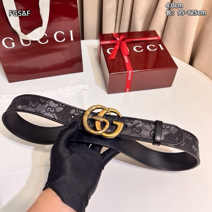 Gucci belt 40mmX95-125cm 8L (44)