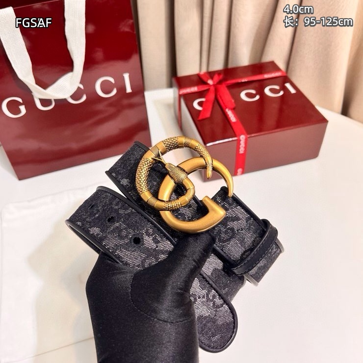 Gucci belt 40mmX95-125cm 8L (45)
