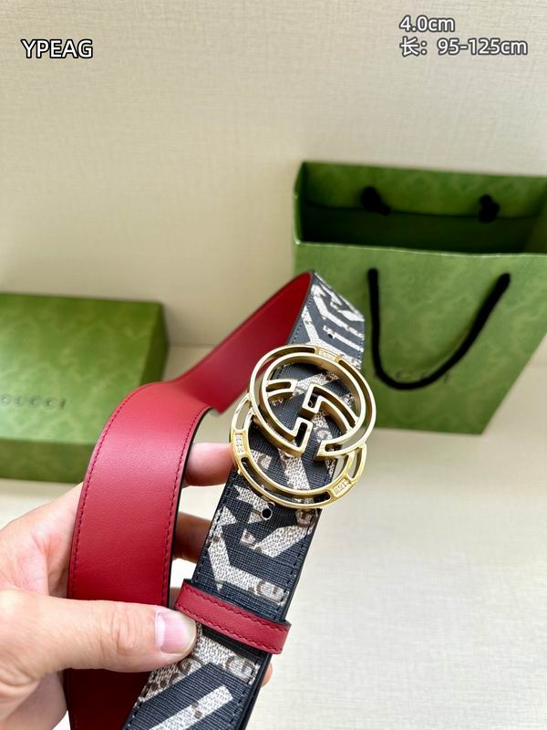 Gucci belt 40mmX95-125cm 8L (52)