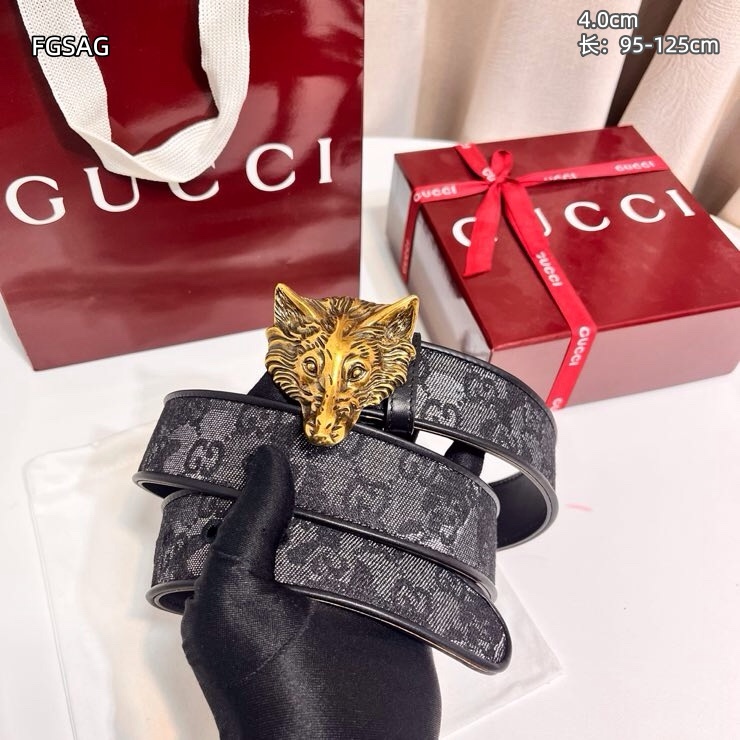 Gucci belt 40mmX95-125cm 8L (6)