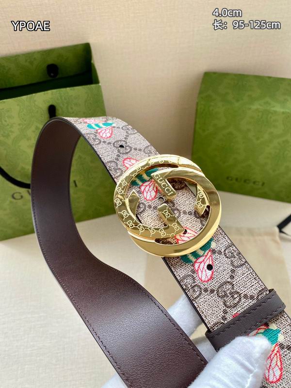 Gucci belt 40mmX95-125cm 8L (89)