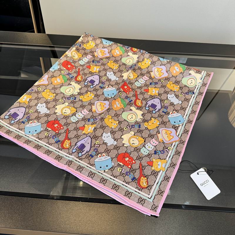 Gucci silk scarf hm (120)