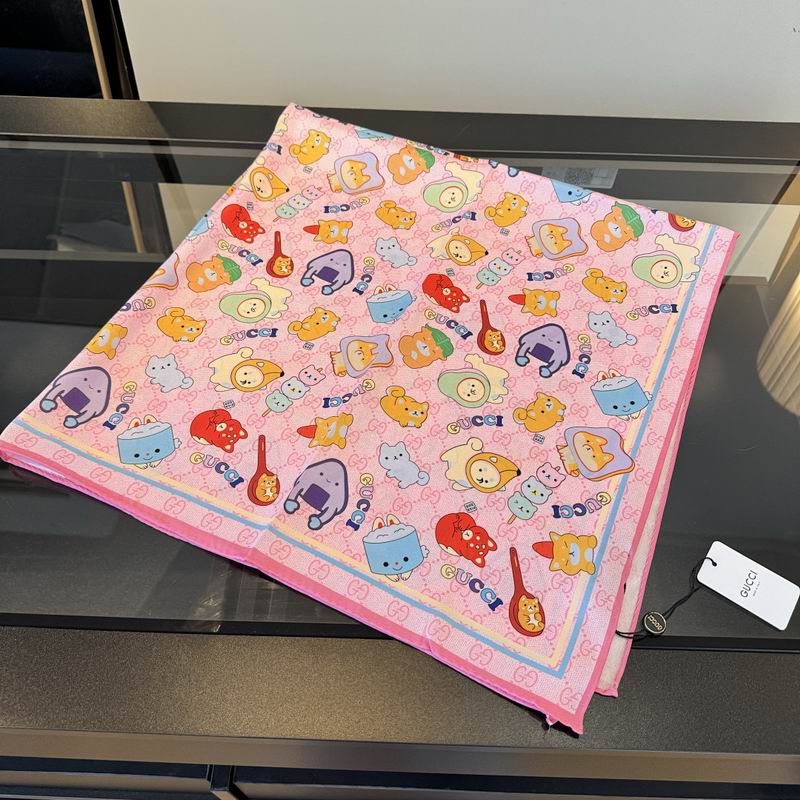 Gucci silk scarf hm (123)