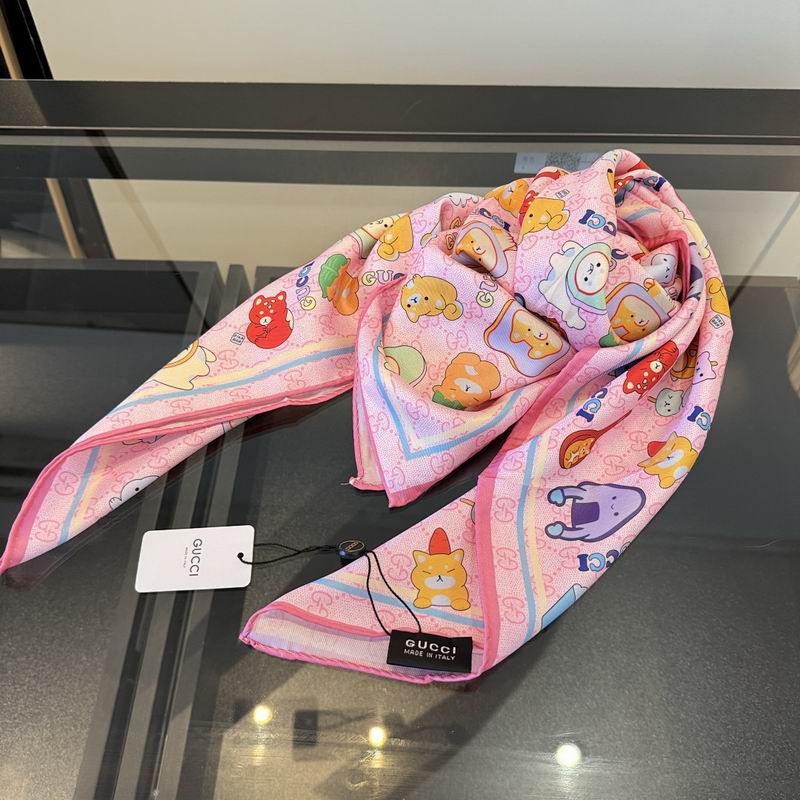 Gucci silk scarf hm (124)