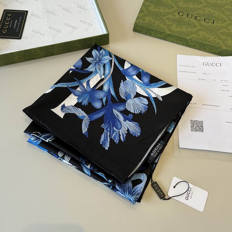 Gucci silk scarf hm (8)
